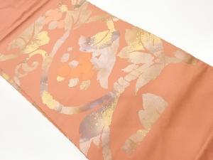 リサイクル　葡萄唐草模様織出し名古屋帯